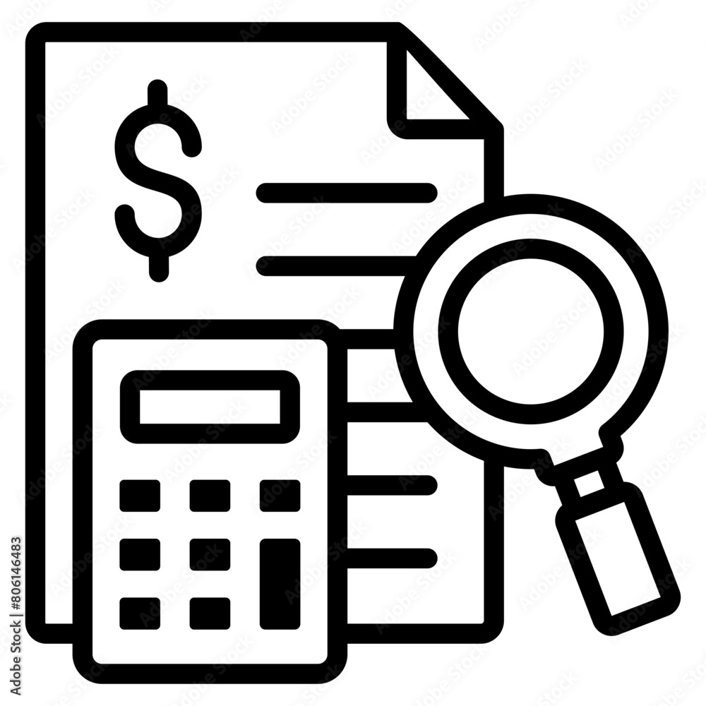 Accounting Analysis Icon Element For Design Accounting Analysis Icon Element For Design