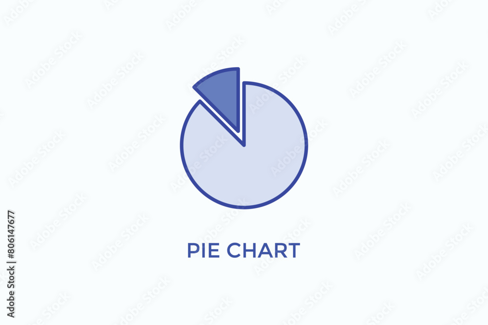 Pie Chart Vector Icon Or Logo Sign Symbol Illustration Pie Chart Vector Icon Or Logo Sign Symbol Illustration
