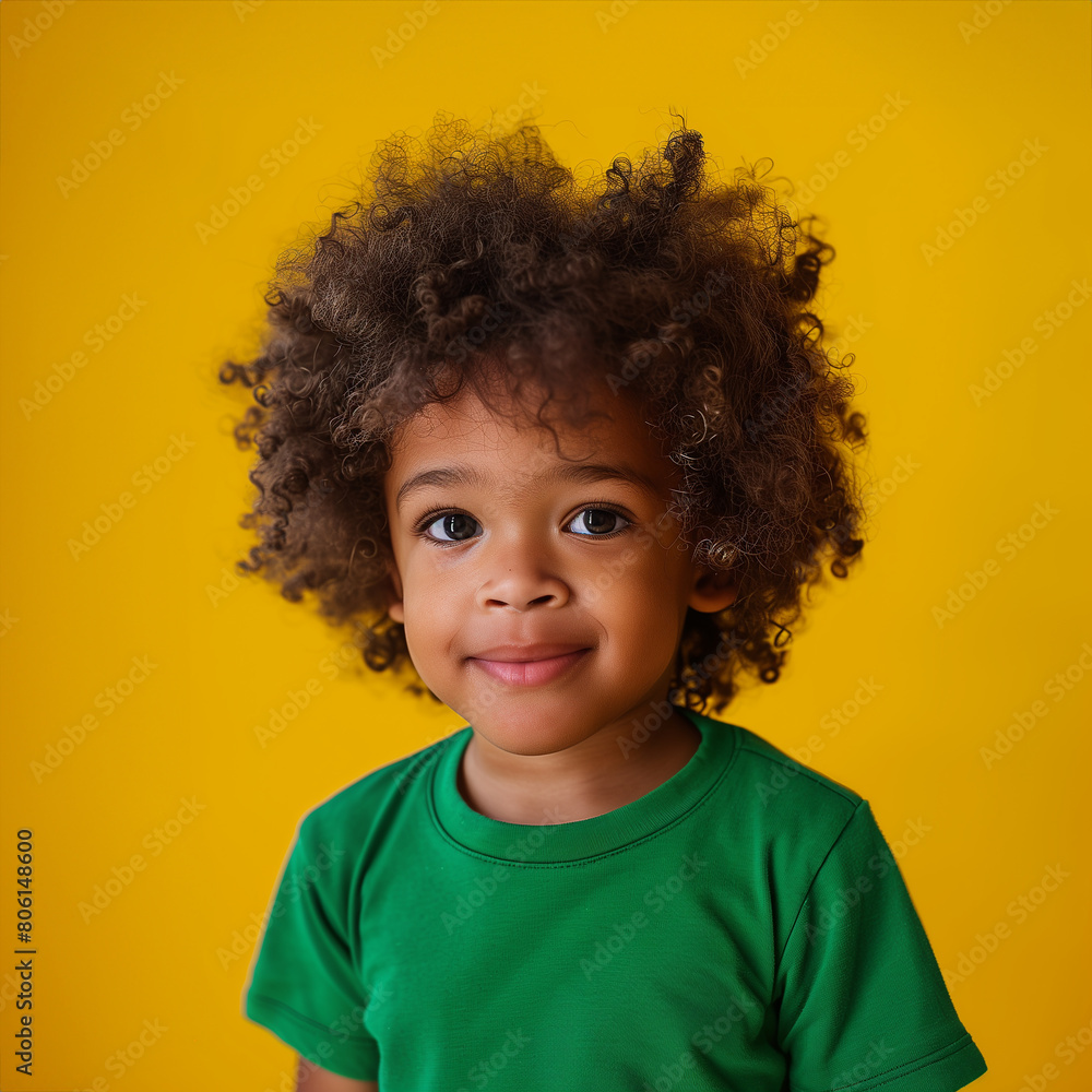 Little boy in a green t-shirt Little boy in a green t-shirt
