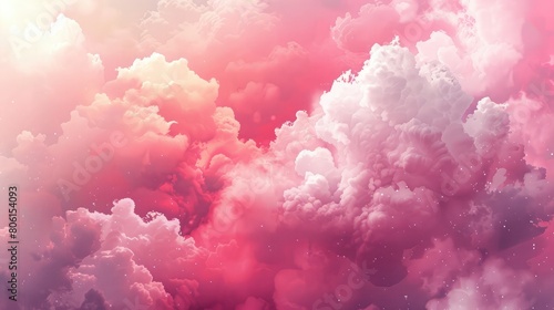 pink clouds abstract background ,Colorful sky and soft clouds for background and postcard, Abstract and pastel color, Clouds background with a pastel colored, gradient pastel