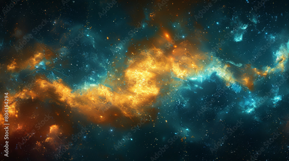 Starry Cosmos Celestial Nebulae