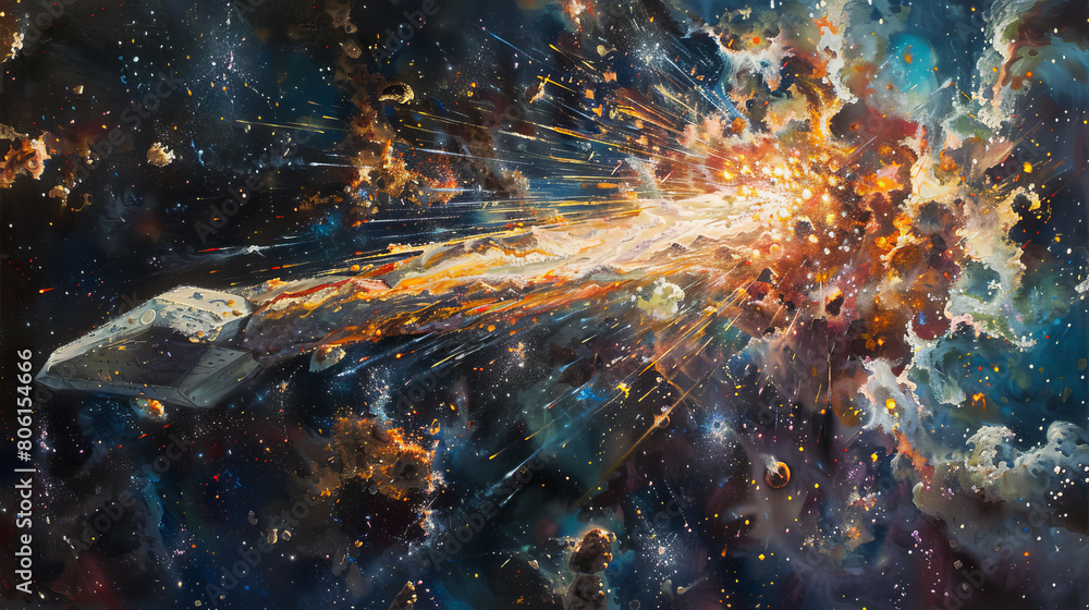 Stellar Impact Celestial Collision Stellar Impact Celestial Collision