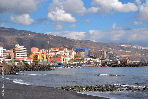 Views of the sea of ​​Candelaria and its town photo