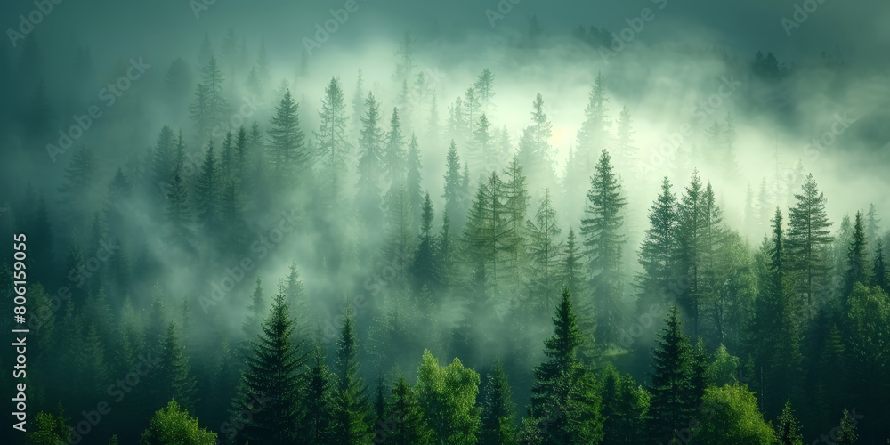 mist in the forest, green misty forest trees with fog, nature background, misty morning in the forest, mist in the forest, green misty forest trees with fog, nature background, misty morning in the forest,