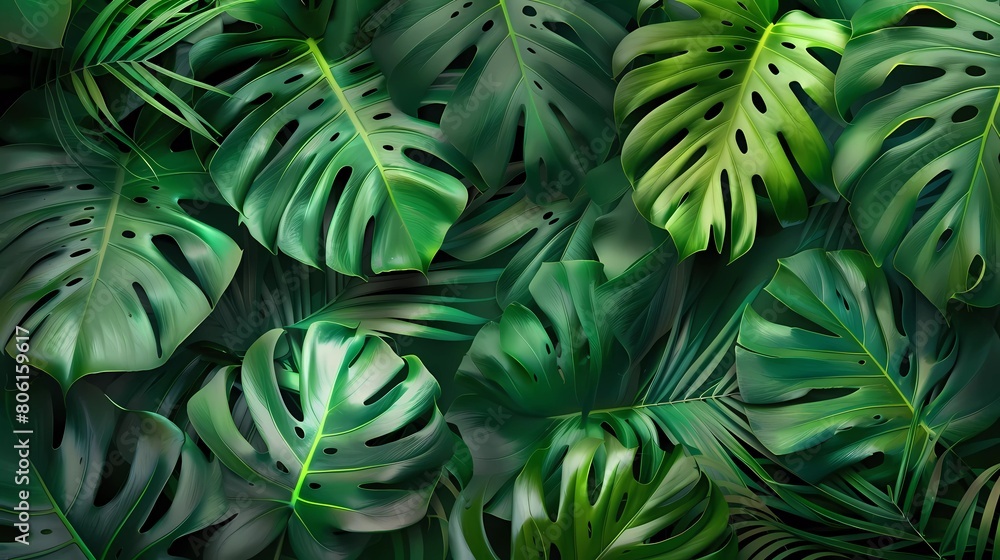 abstract green background summer trendy leaves tropical botanical and foliage texture natural decorative art abstract green background summer trendy leaves tropical botanical and foliage texture natural decorative art
