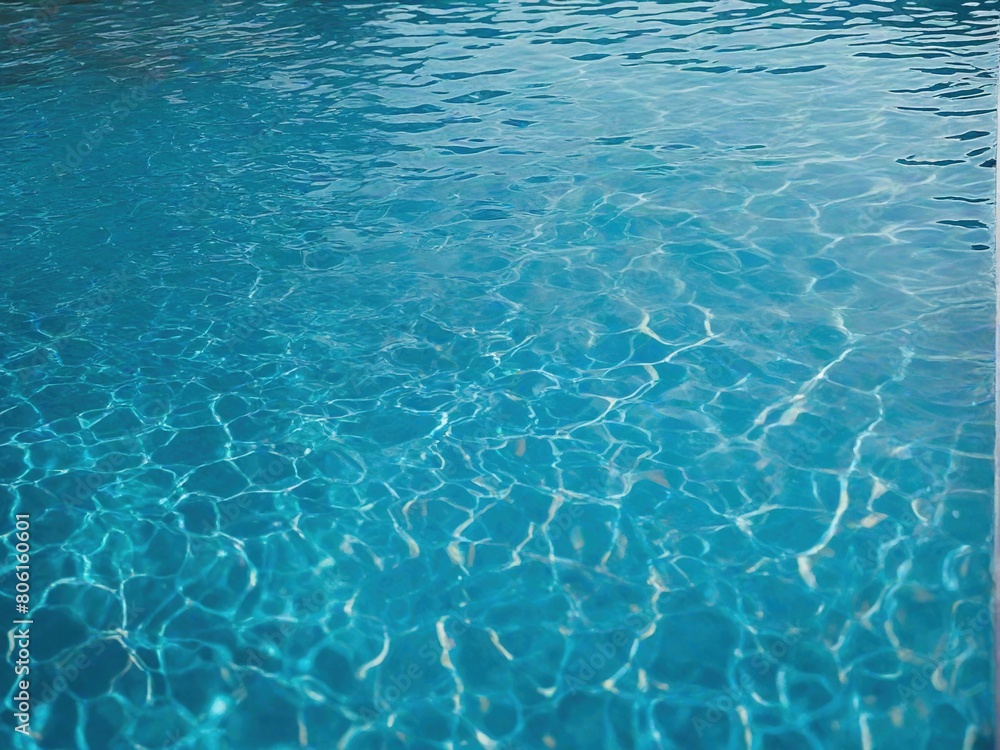 Obraz premium blue water surface