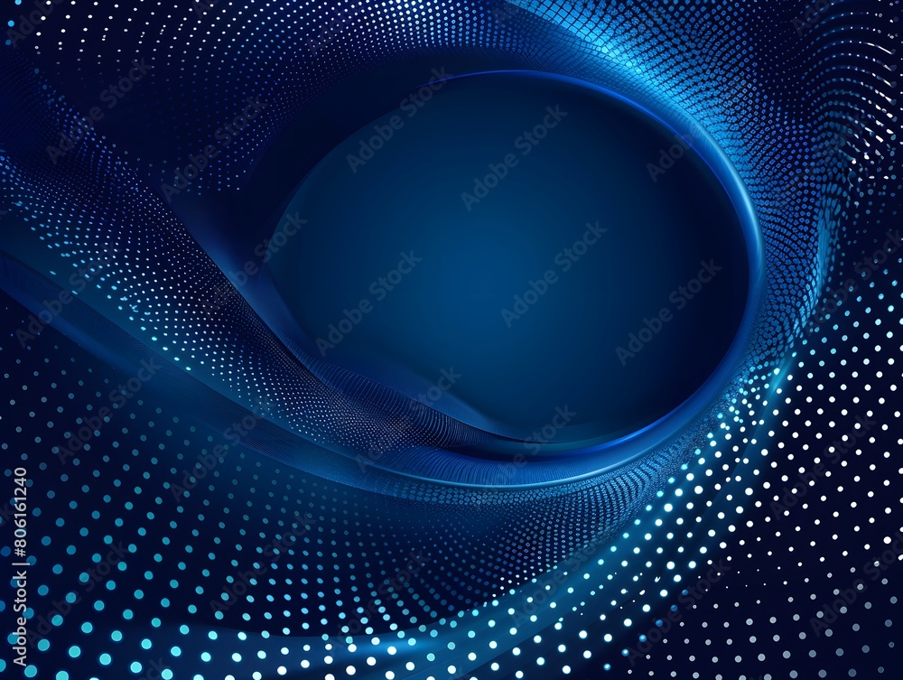 Obraz premium Abstract Blue Background with Darker Blue Dots