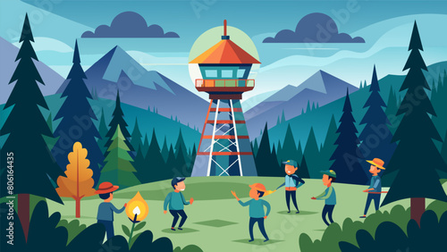 Deep in the forest a group of explorers come across the signal tower and are immediately drawn in by its powerful and sensational messages..