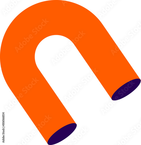 Abstract magnet icon