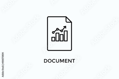 Document Vector Icon Or Logo Sign Symbol Illustration © Dilla_lab