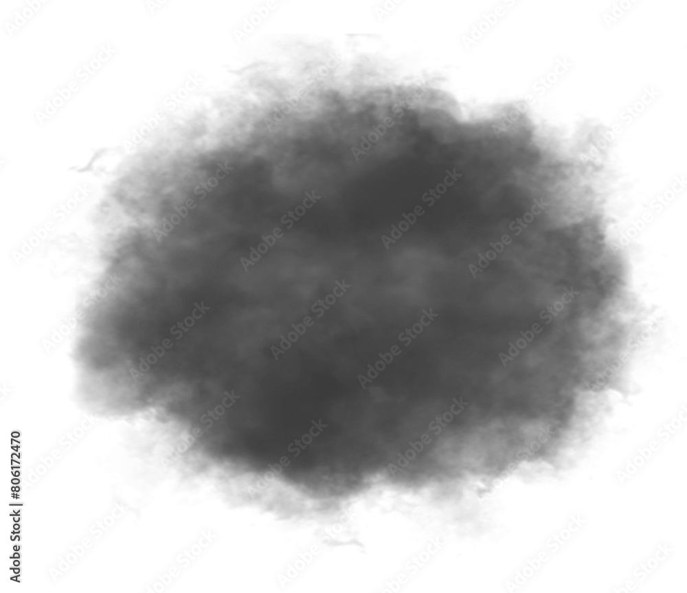  cloud of smoke or fog, Fog or cloud on an isolated transparent background. Smoke, fog, cloud png