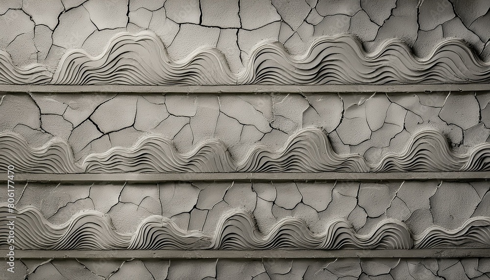 Contemporary Cool: Horizontal Cement Design Element