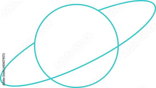 Linear Saturn icon