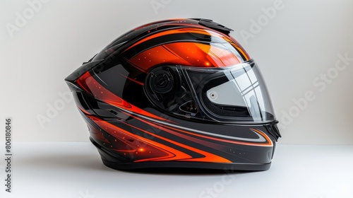 Helmet for safety, product photography plain background.