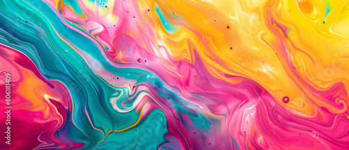 Mixing Liquid Colors Background