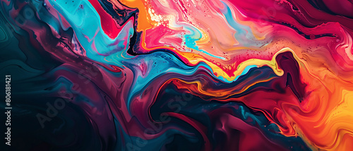 Mixing Liquid Colors Background