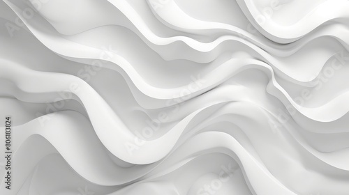 White abstract texture, background 3d paper art style can be used in cover design, book design, poster, cd cover, flyer, website backgrounds or advertising