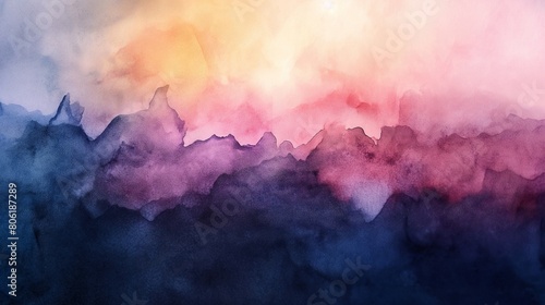 wavered and mystical gradient light smoke  background with marble design and templates with abstract color splashes on the background  photo