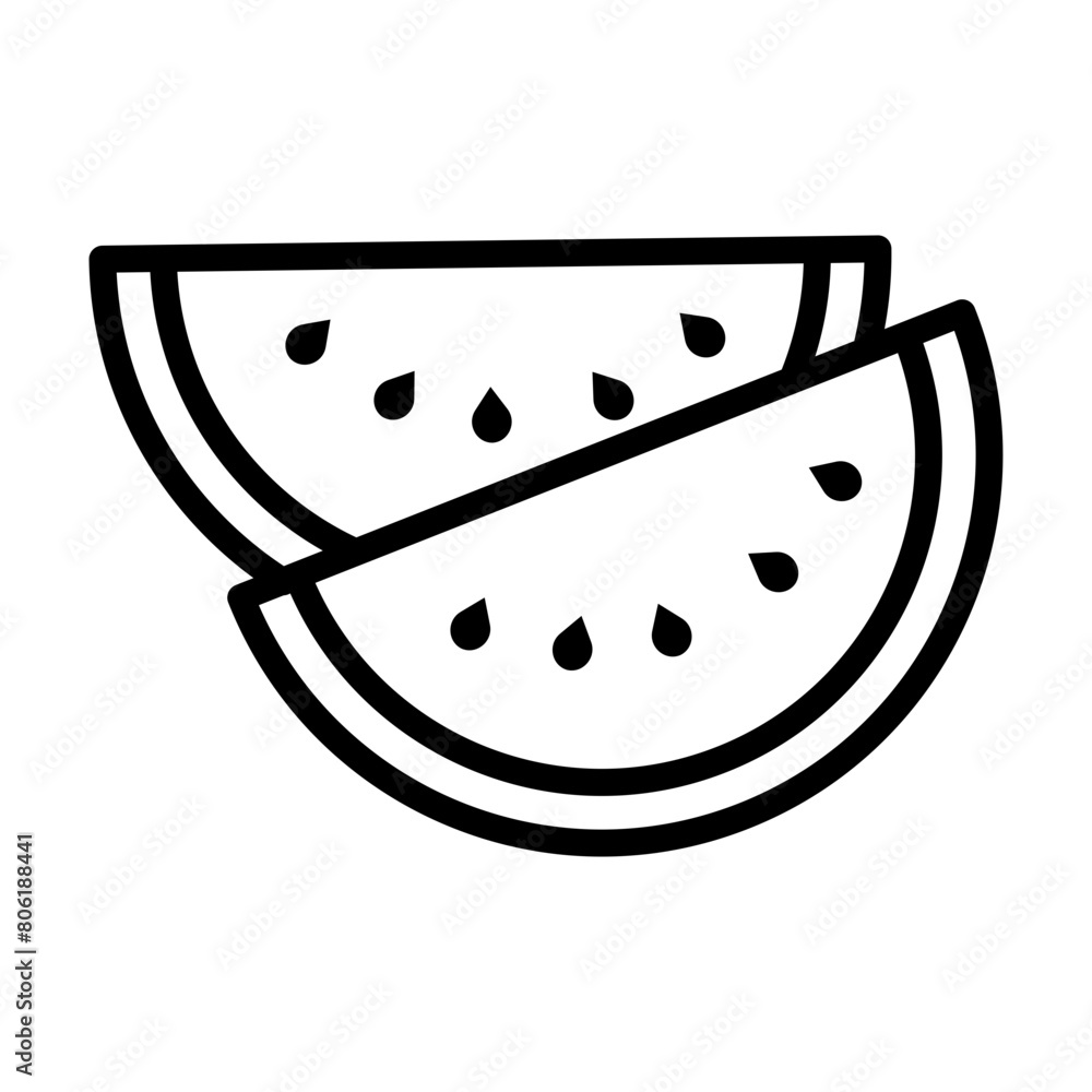 Watermelon Icon Element For Design Watermelon Icon Element For Design