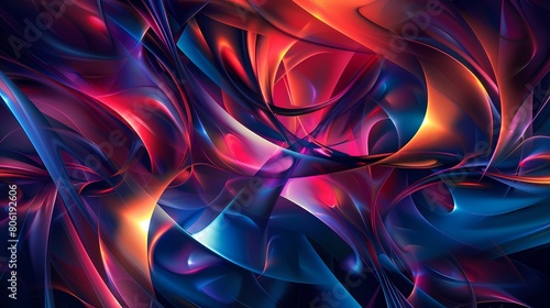 abstract colorful background with curve pattern