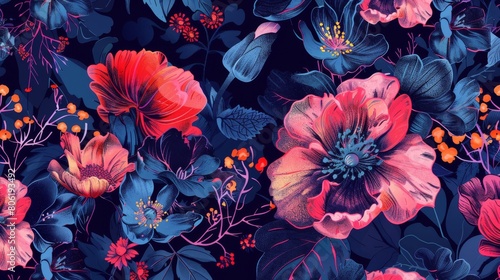 flower background. floral in summer background. Spring Meadow. Colorful flower background. Floral background for fashion, tapestries, prints. flowers bouquet wallpaper.