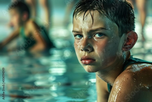 Intense Pressure and Expectations on Young Athlete in the Pool