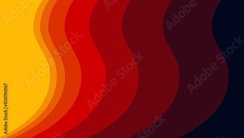 beautiful twilight waves. background of resonating waves. flat waves in the afternoon