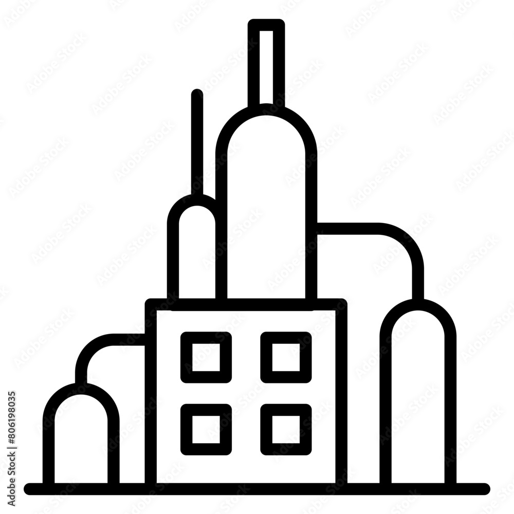 Obraz premium Refinery icon