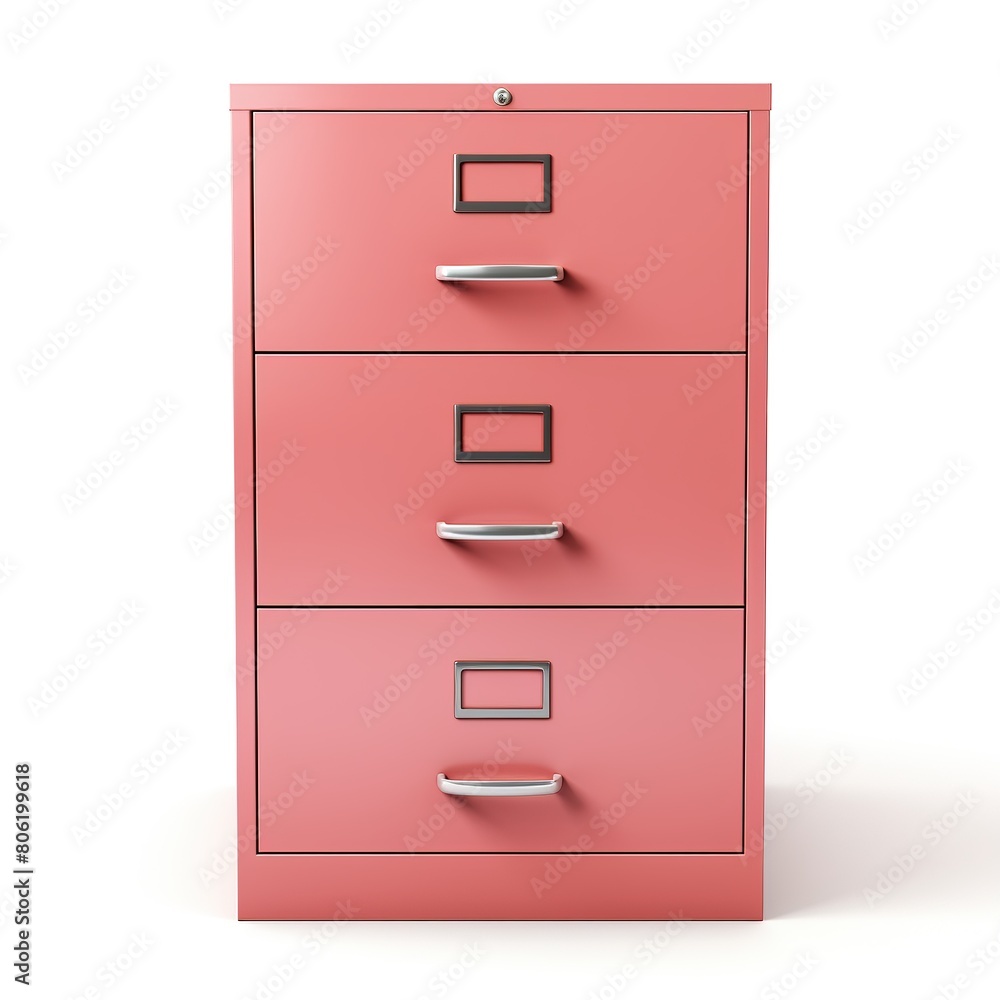 Filing cabinet coralpink Filing cabinet coralpink