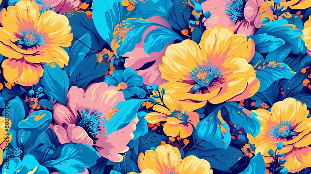 flower background. floral in summer background. Spring Meadow. Colorful flower background. Floral background for fashion, tapestries, prints. flowers bouquet wallpaper. flower background. floral in summer background. Spring Meadow. Colorful flower background. Floral background for fashion, tapestries, prints. flowers bouquet wallpaper.