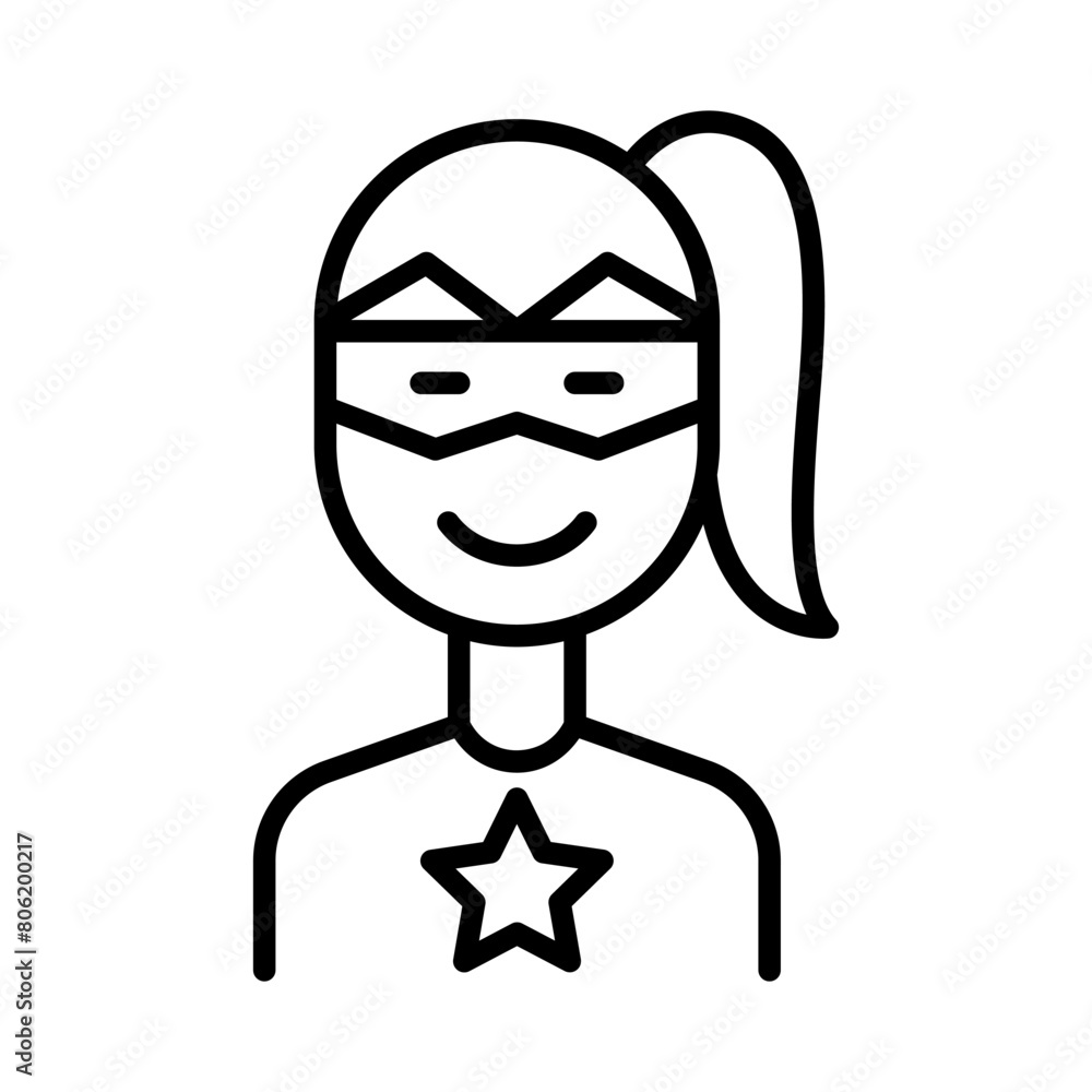 Obraz premium Super woman icon