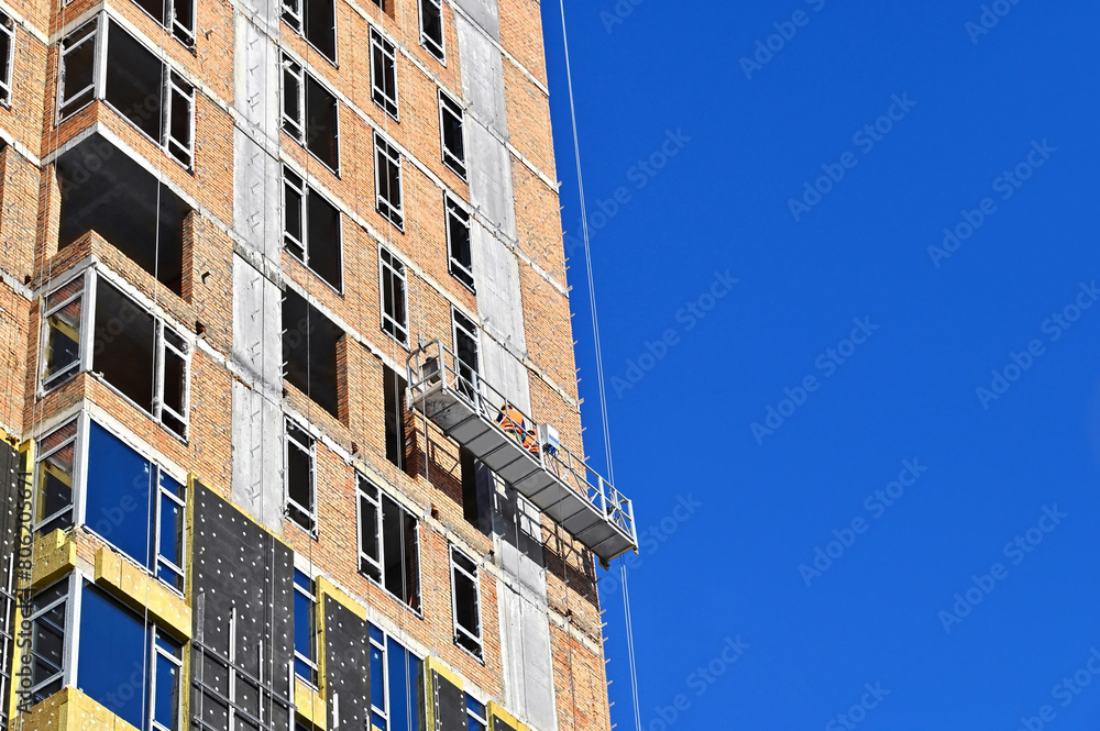 Fototapeta premium Suspended Platform (ZLP) on wall
