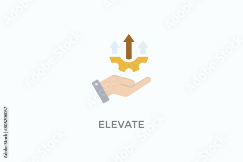 Elevate Vector Icon Or Logo Illustration
