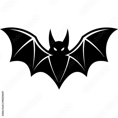 halloween bat isolated on white