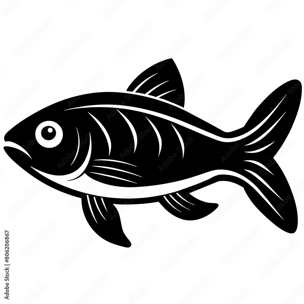 Fish logo vector icon