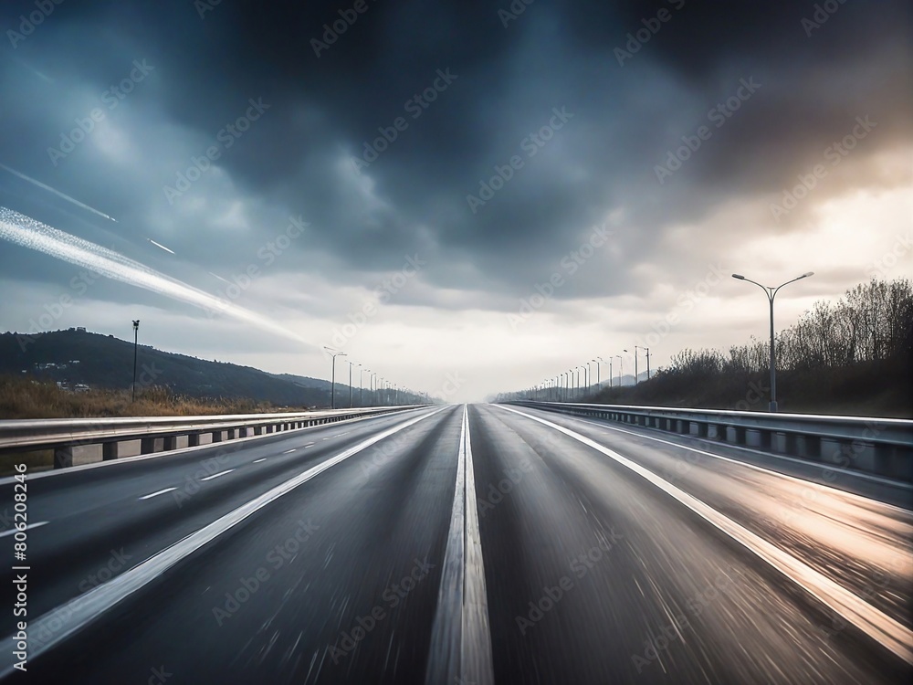 highway at night highway at night