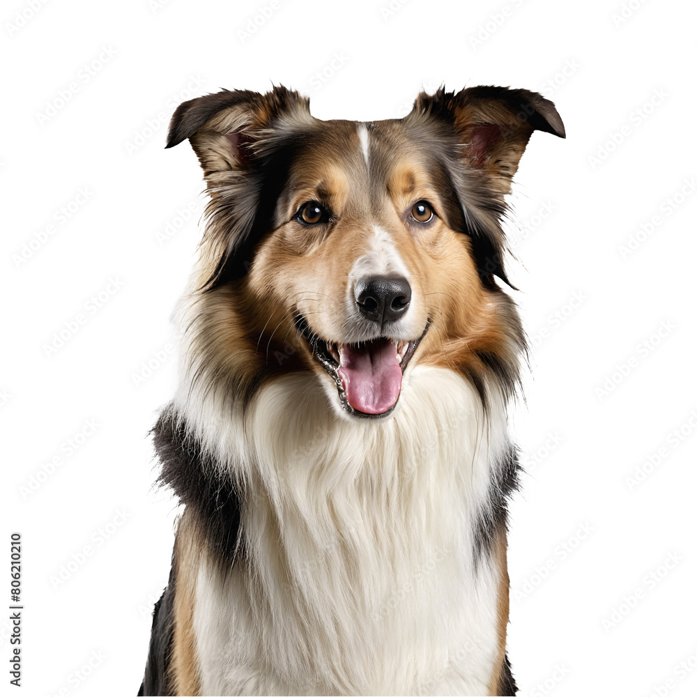 collie dog portrait isolated transparent collie dog portrait isolated transparent