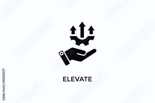 Elevate Vector Icon Or Logo Illustration