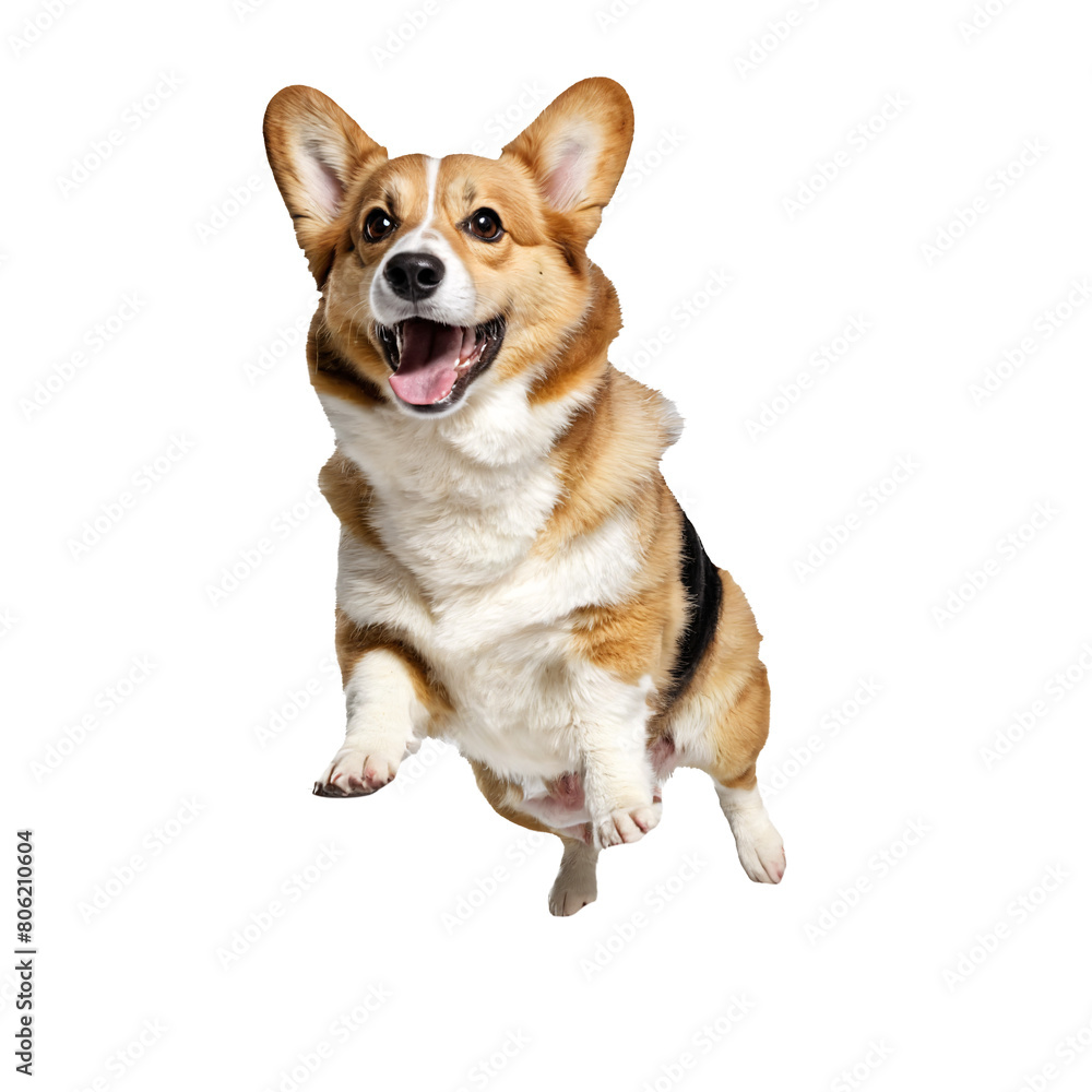 corgi dog jumping and running isolated transparent corgi dog jumping and running isolated transparent
