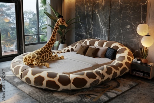 giraffe shaped bed foe chilldern room photo