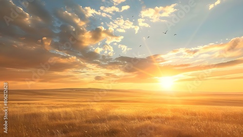 Sunset Timelapse of Moving Clouds over Canadian Prairie in Western Canada. Concept Outdoor Photography, Weather, Landscape, Nature, Timelapse © Ян Заболотний