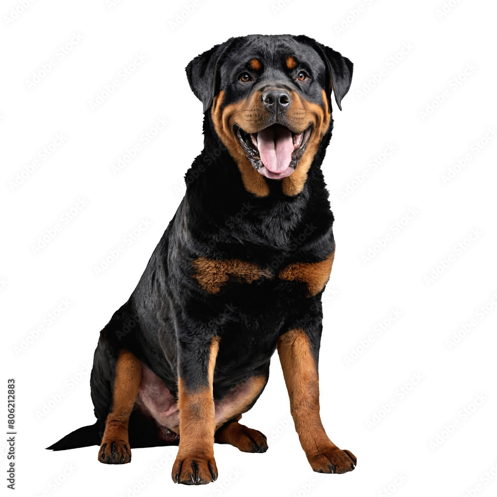 rottweiler dog sitting isolated transparent rottweiler dog sitting isolated transparent