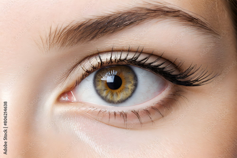 Human eye of female Human eye of female