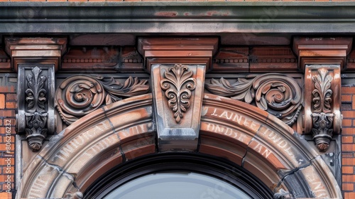 Close-up photographs of architectural details and ornamentation 