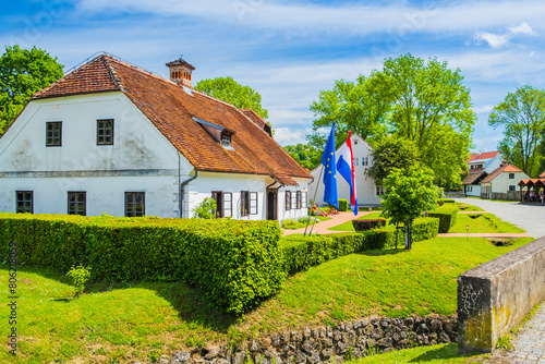 Traditional ethno village of Kumrovec and Josip Broz Tito birth house, Zagorje region, Croatia photo