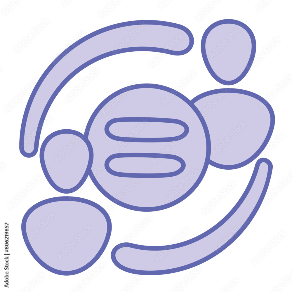 Equality Icon Blue Equality Icon Blue