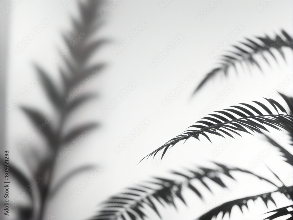 Fototapeta premium black and white feathers