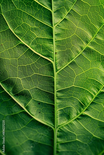 Macro green leaf texture, pattern, textured natural background