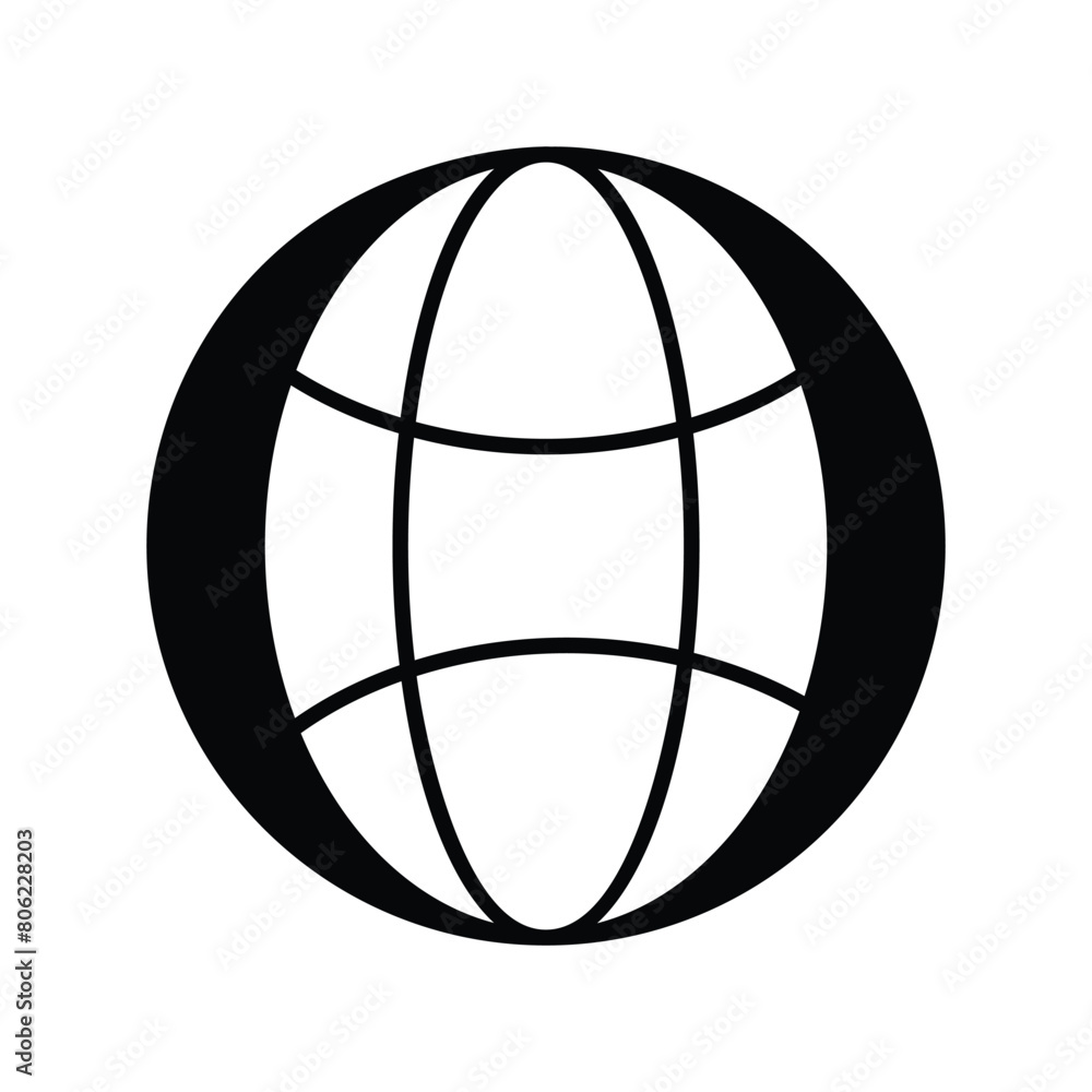 website icon with white background vector stock illustration website icon with white background vector stock illustration
