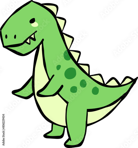 Illustration of Cute T-rex
